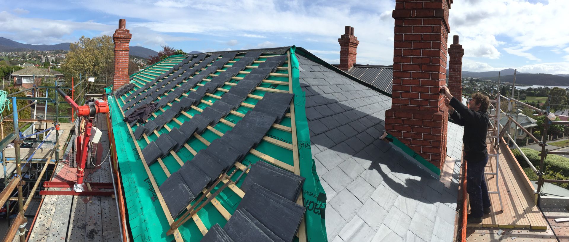 new  welsh heather grey slate roof Heritage and slate roofing hobart australia