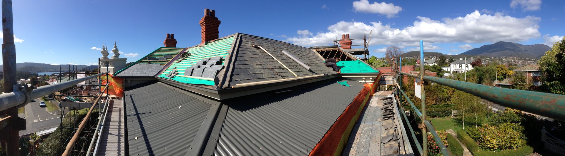 new  welsh heather grey slate roof Heritage and slate roofing hobart australia