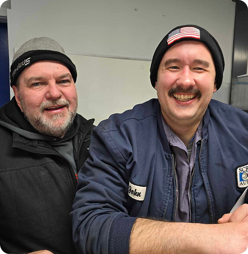 Two smiling men | Scranton Auto Service