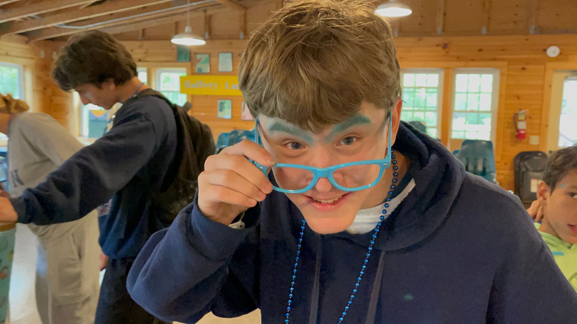 a CIT showing his team blue spirit