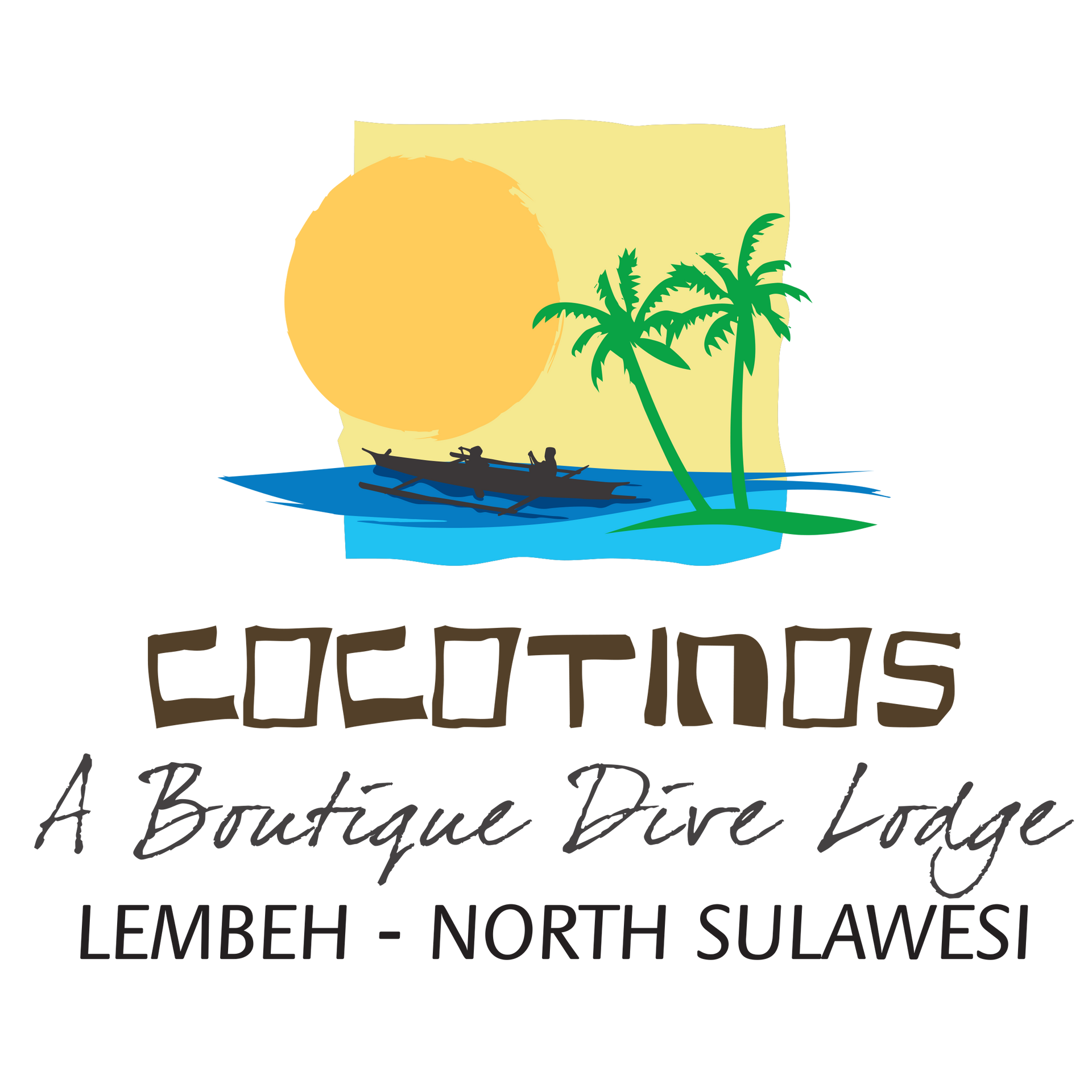 A logo for Cocotinos Lembeh, A Boutique Dive Lodge, Lembeh - North Sulawesi