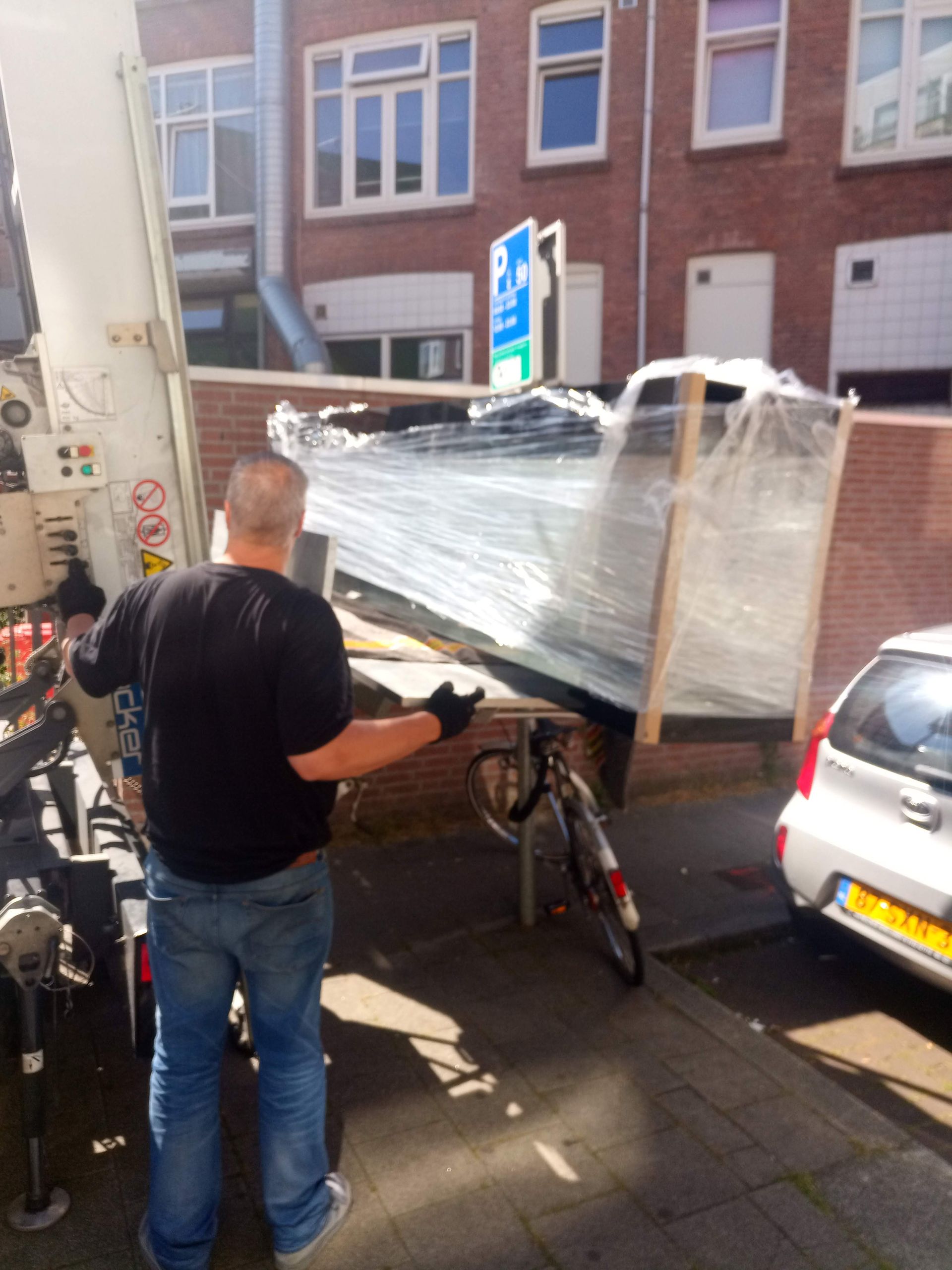 Aquarium verhuizing etage appartement