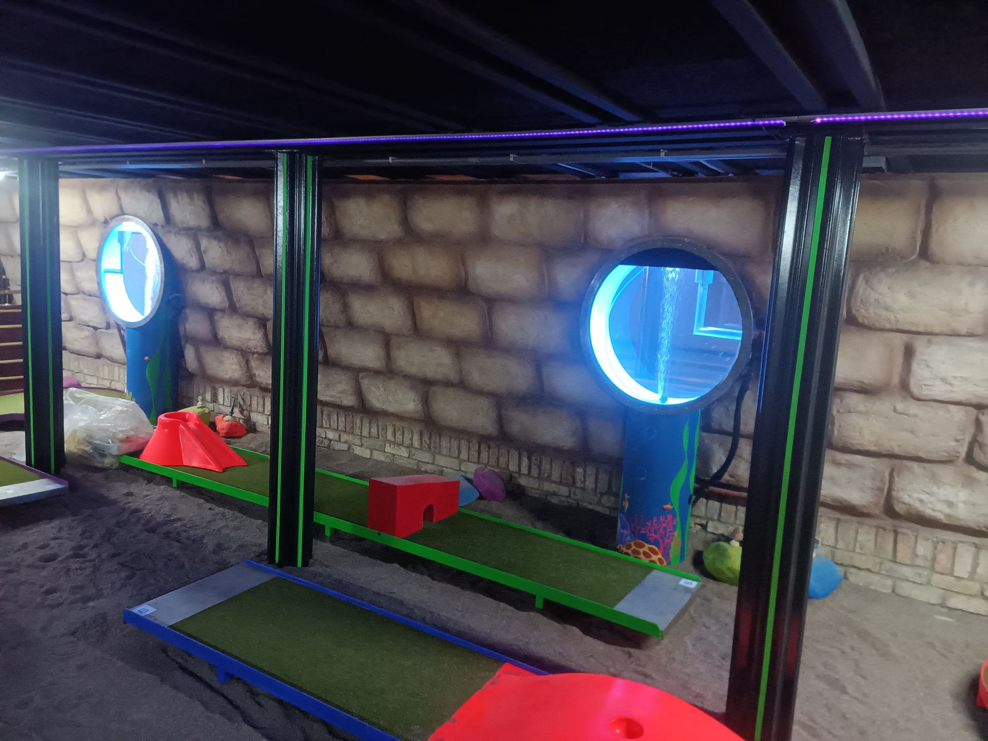 Aquariumonderhoud speelpark