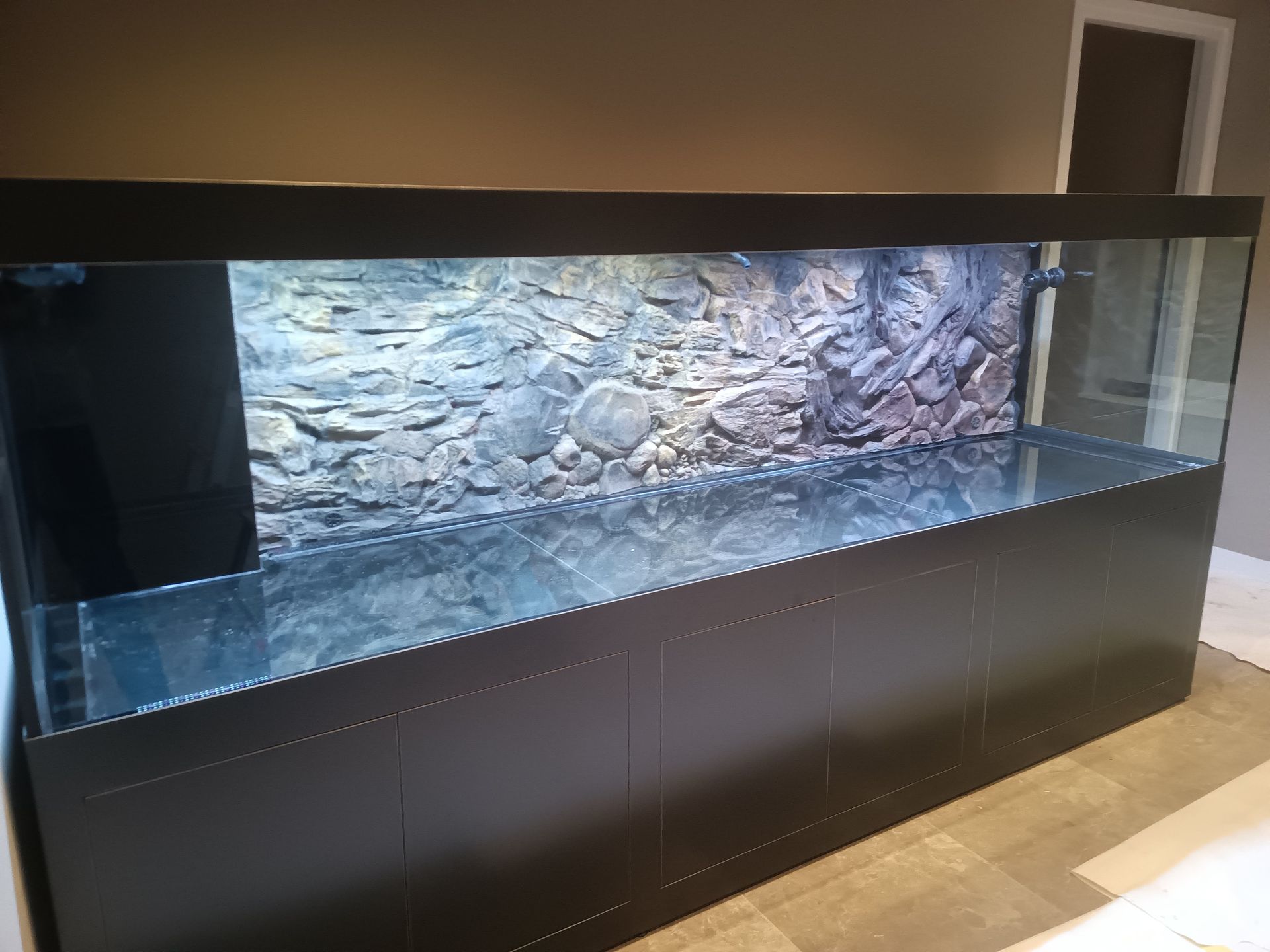 Aquarium met achterwand laten maken