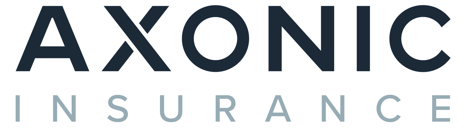Axonic Insurance logo in dark blue and light gray text on a white background