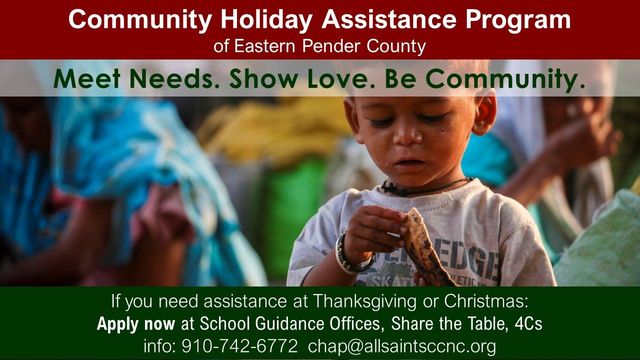 Community Holiday Assistance Program of Eastern Pender County, NC
