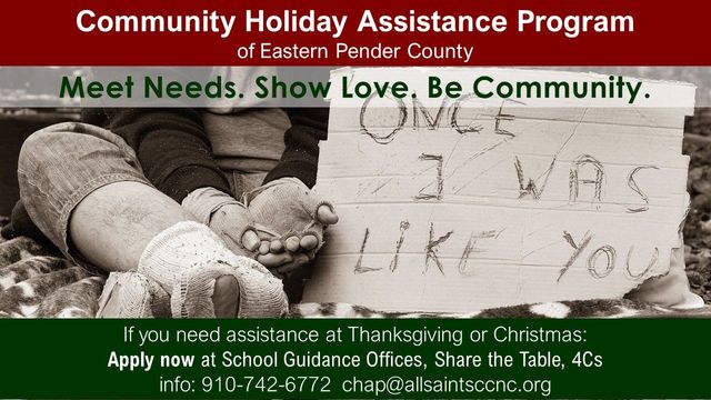 Community Holiday Assistance Program of Eastern Pender County, NC