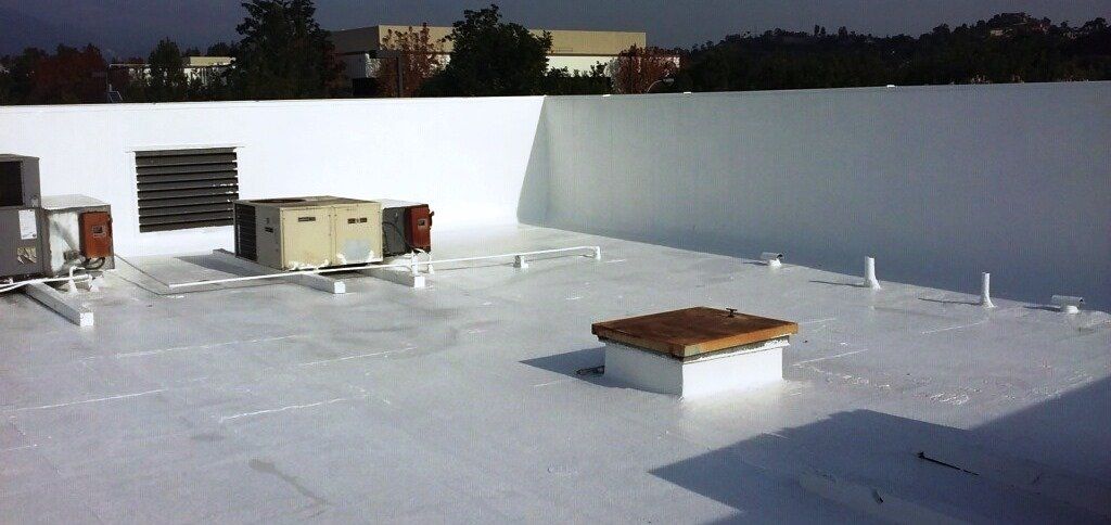 Commercial — White Roof With HVAC And Vents in Upland, CA