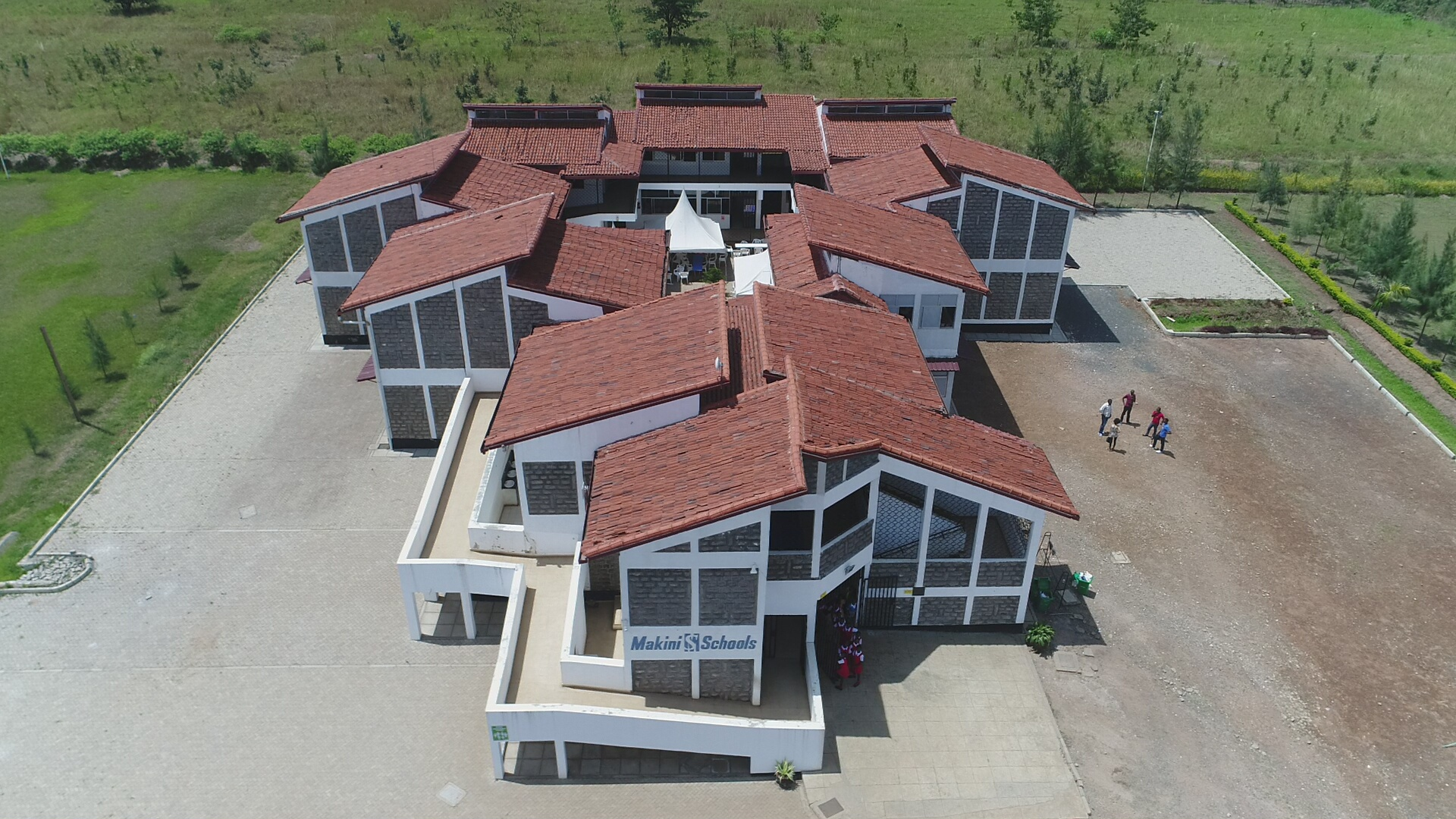 Aerial view of Makini Campus