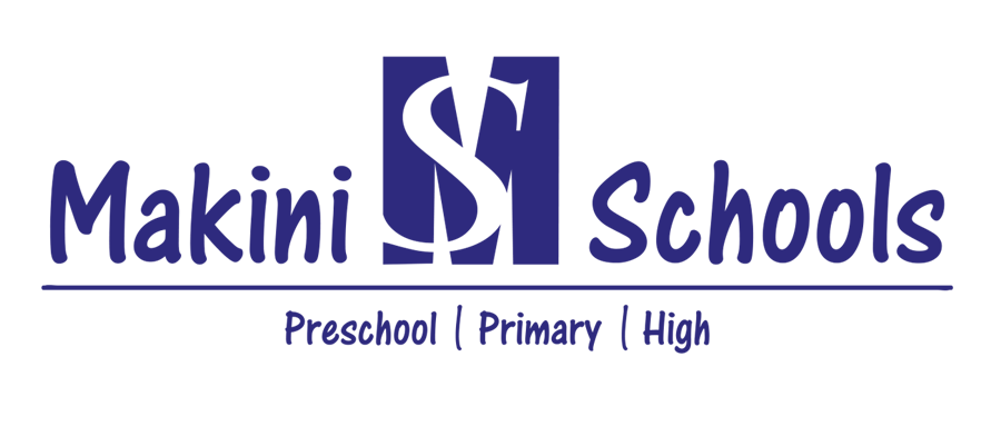 The logo for makini schools preschool primary and high