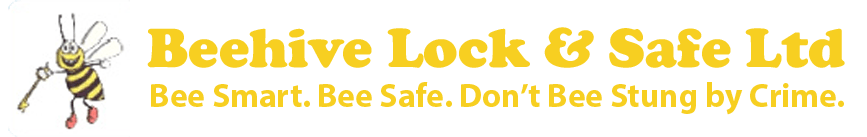beehive lock and safe yellow logo