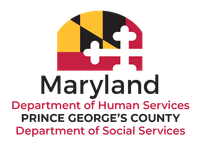 The logo for the maryland department of human services prince george 's county department of social services