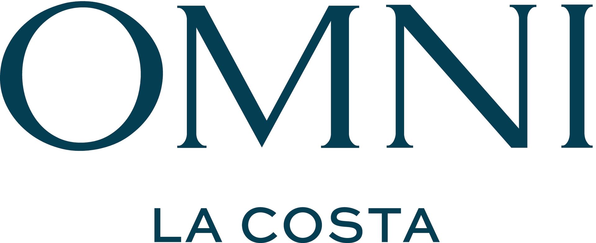 Omni La Costa logo in teal.