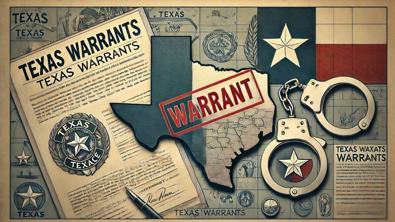 A stylized map of Texas, a