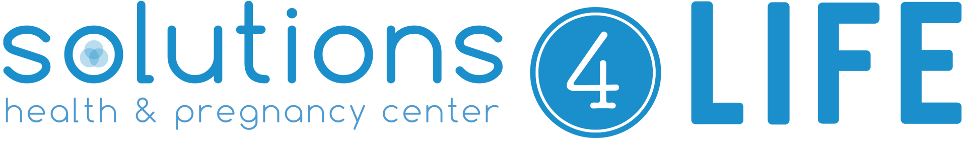 The logo for solutions 4 life health and pregnancy center