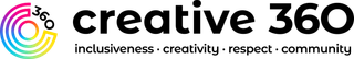 Creative 360 logo - innovative design representing creativity and versatility