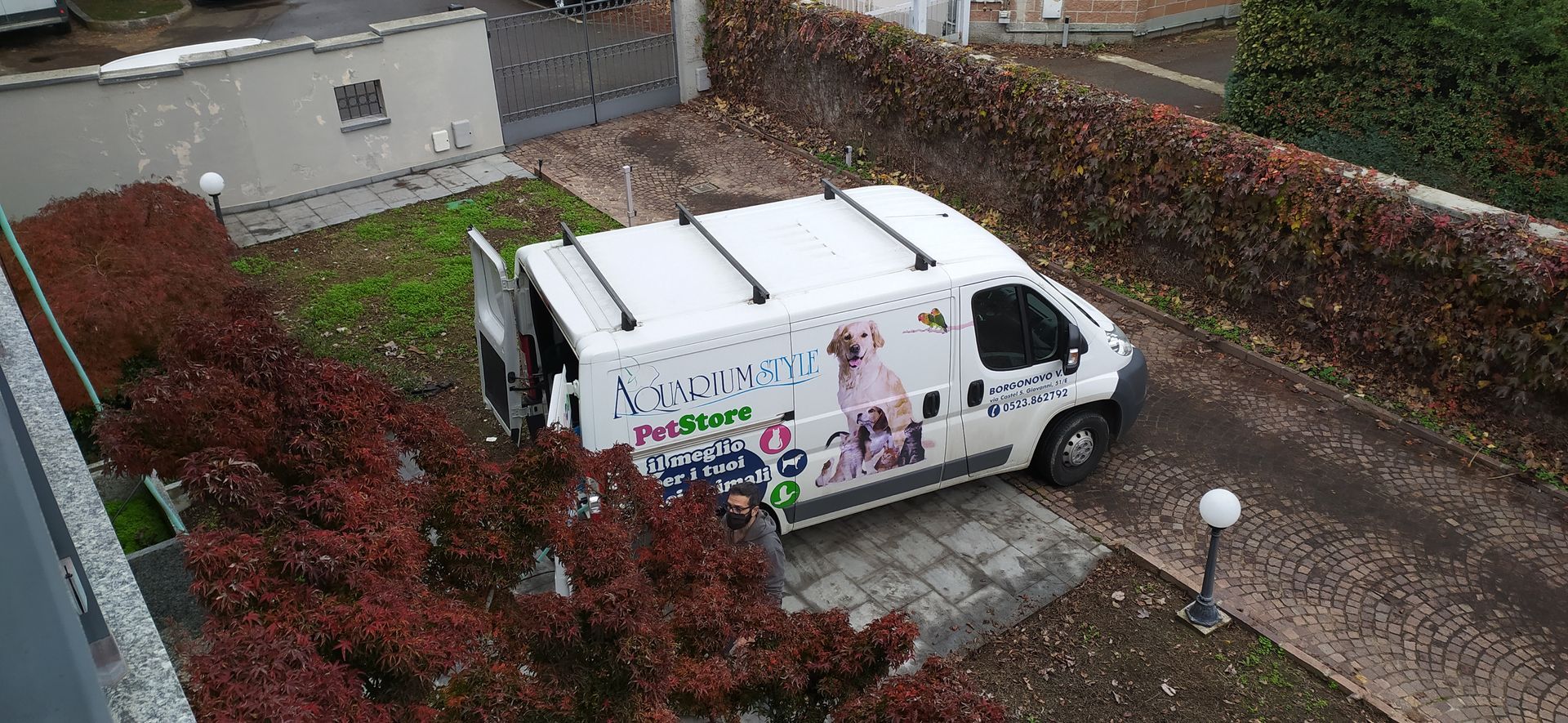 furgone trasporto acquari