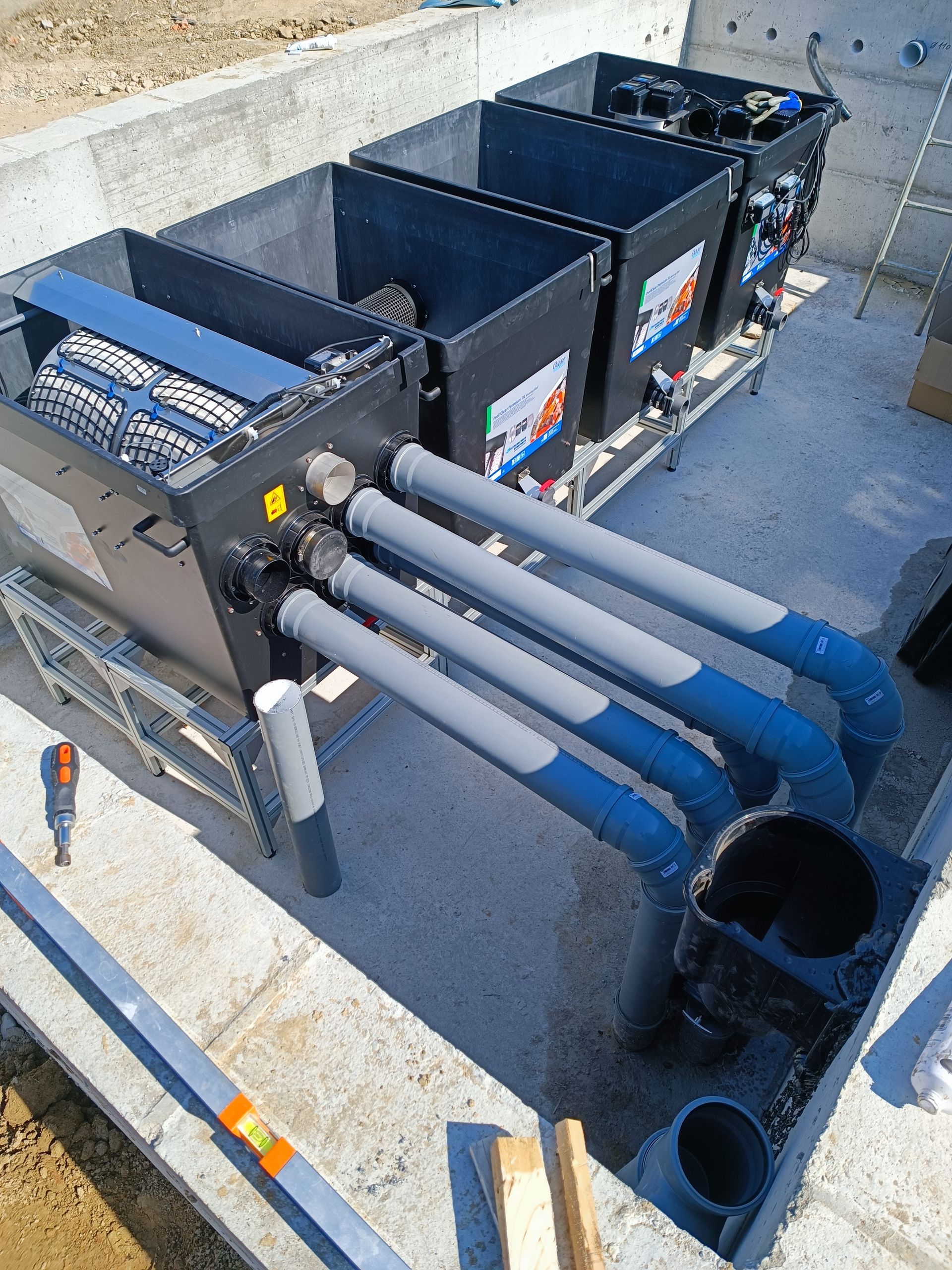 tubature per biopiscina