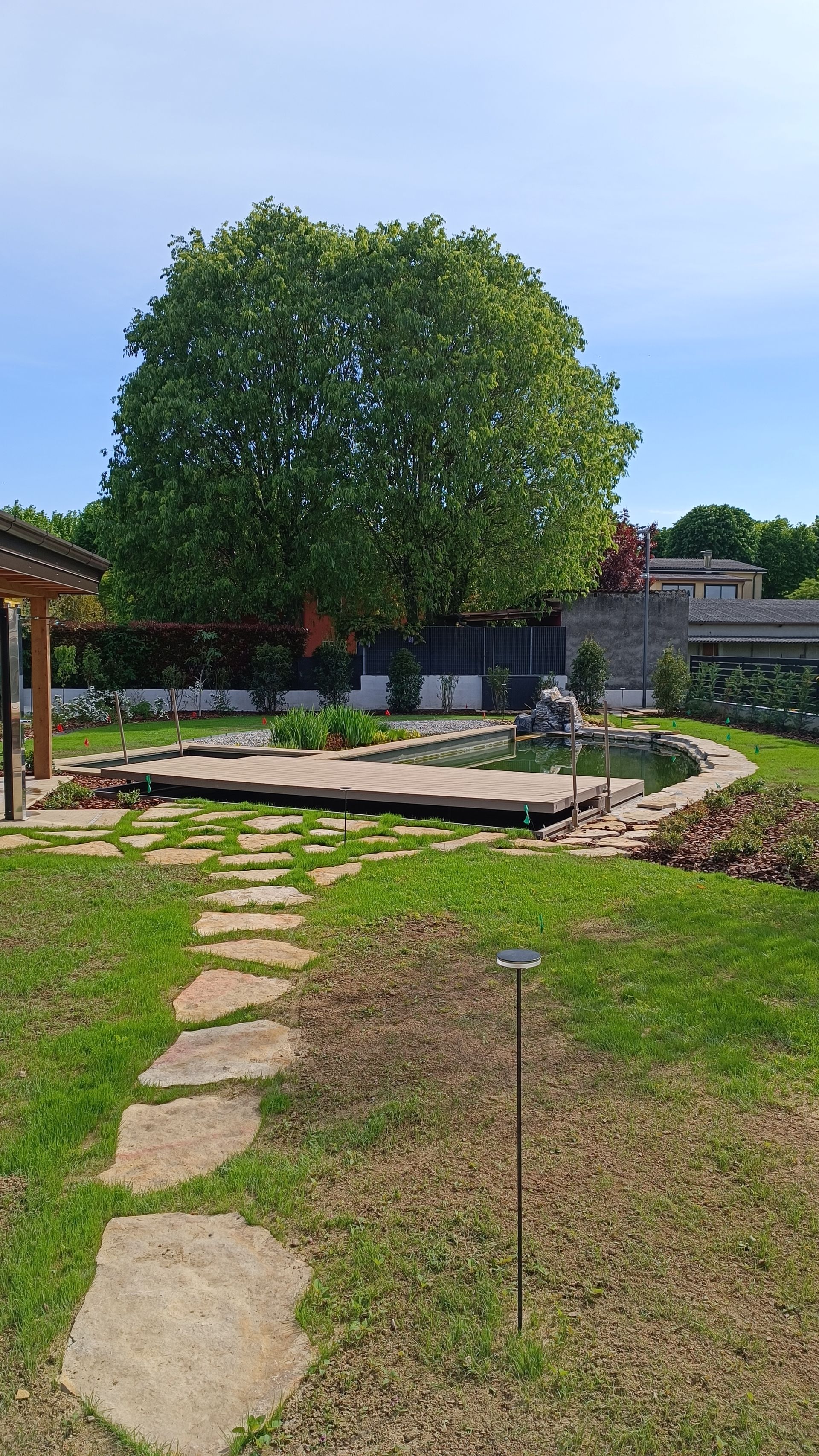 passerella per biopiscina