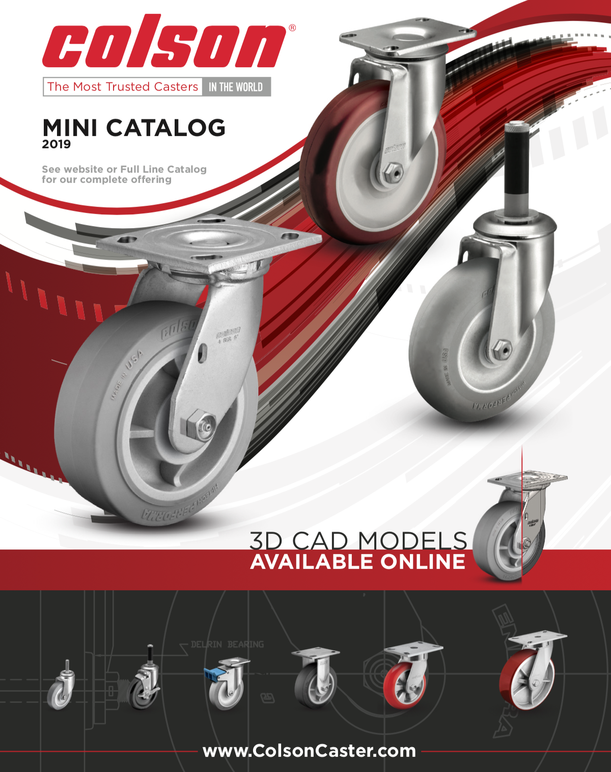 Colson mini catalog 3d cad models available online