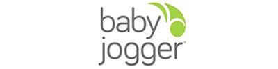A baby jogger logo on a white background.