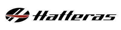 The logo for halteras is black and red on a white background.