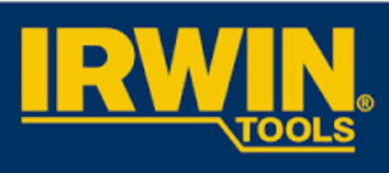 A blue and yellow logo for irwin tools