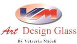 logo vm art design glass