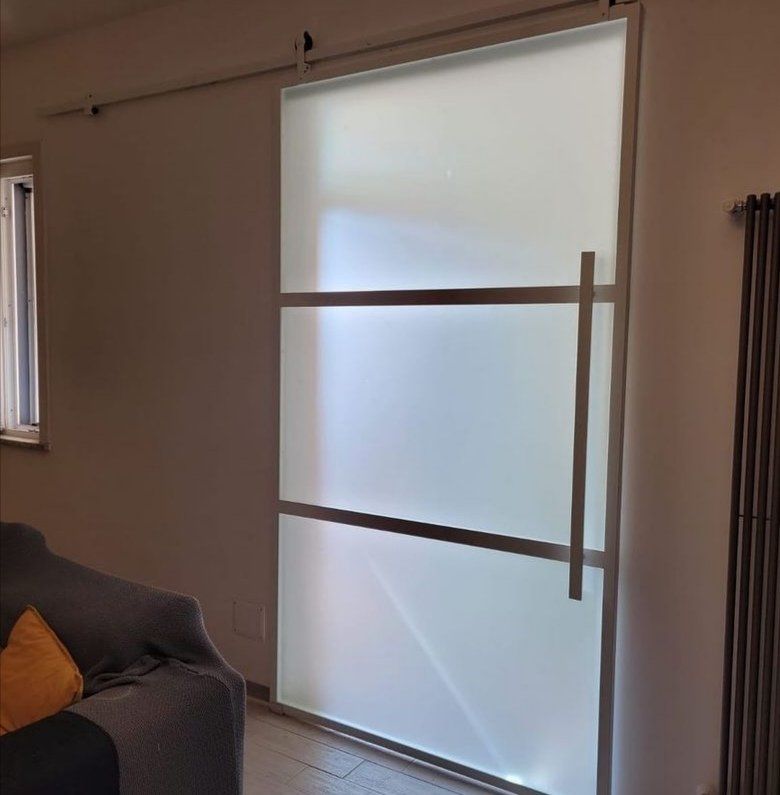 Porta in vetro di design by Vetreria Miceli