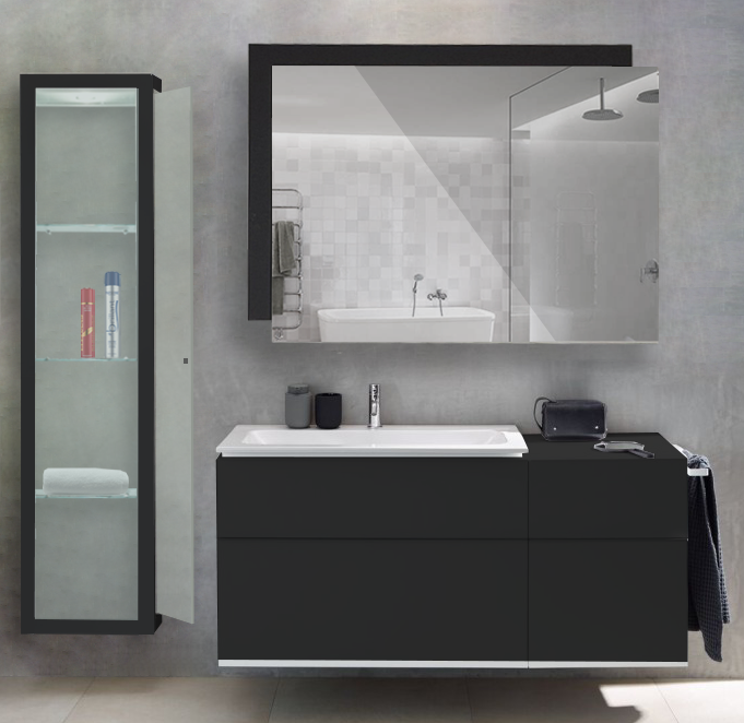Specchiera per arredo bagno