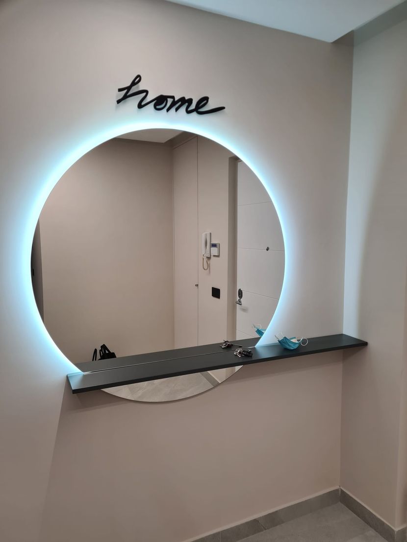 Specchi retroilluminati a led per arredo