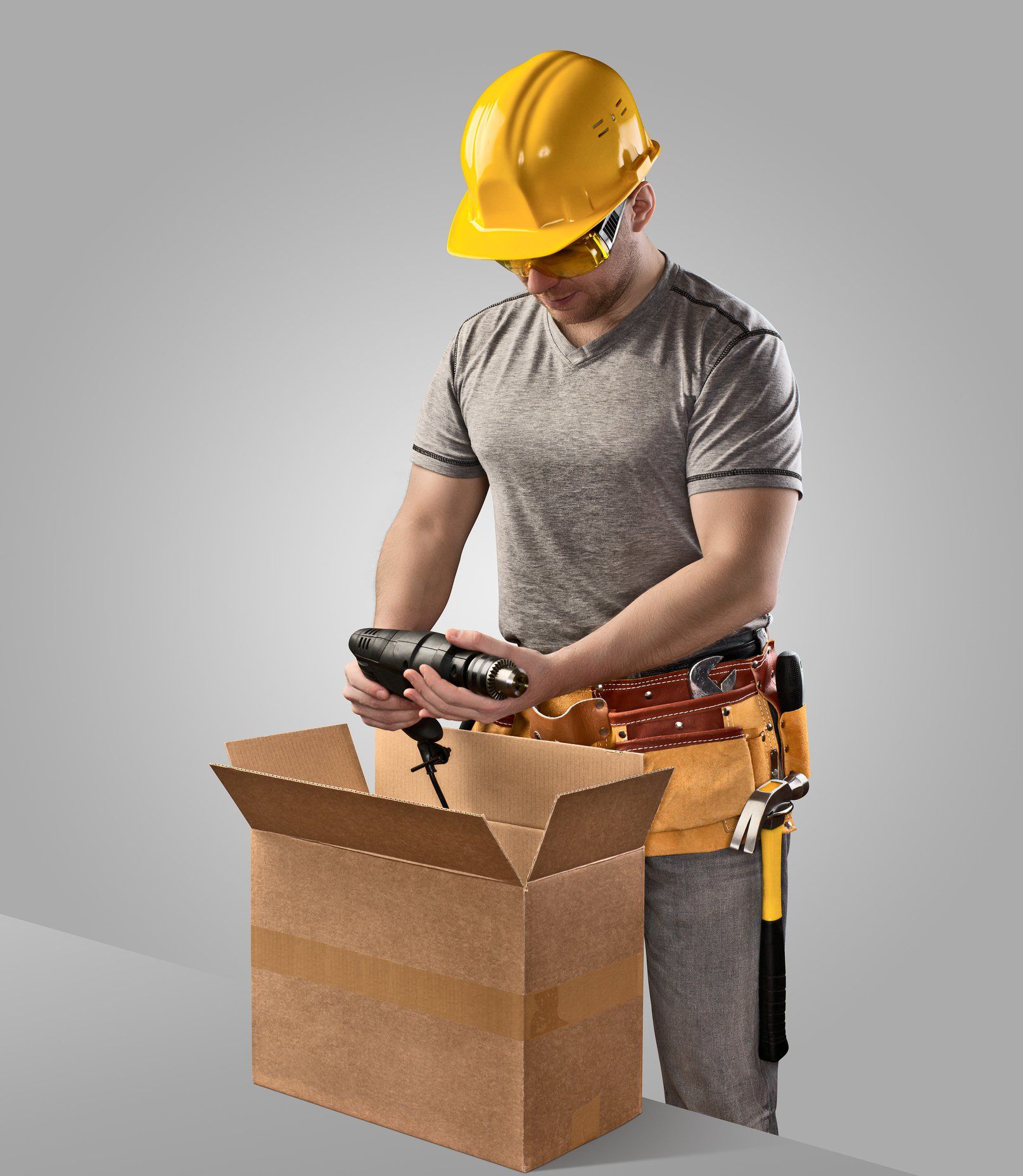 Man Unboxing Power Drill | Chicago, IL | Turek & Sons