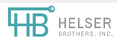A logo for a company called hb helser brothers inc.