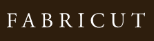 The word fabricut is on a brown background