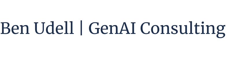 Ben Udell | GenAI Consulting