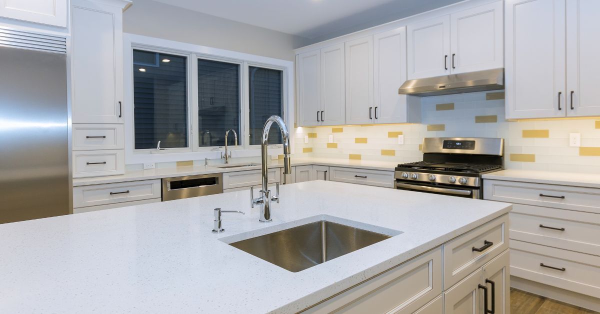 a kitchen countertop designed by Verona Connecticut Granite & Marble LLC