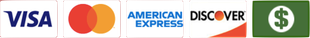 A blurred image of visa mastercard and american express logos