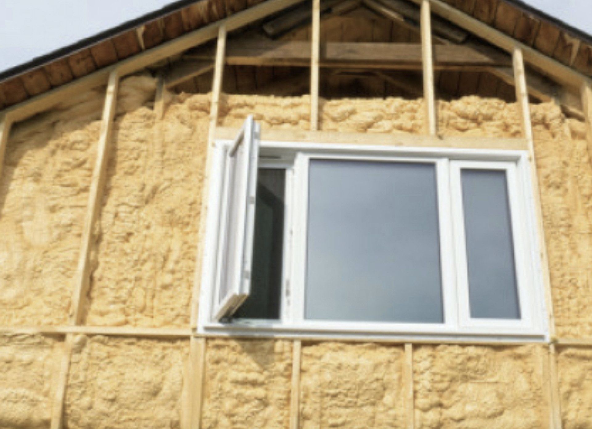 home insulation installed with foam spray in Columbus