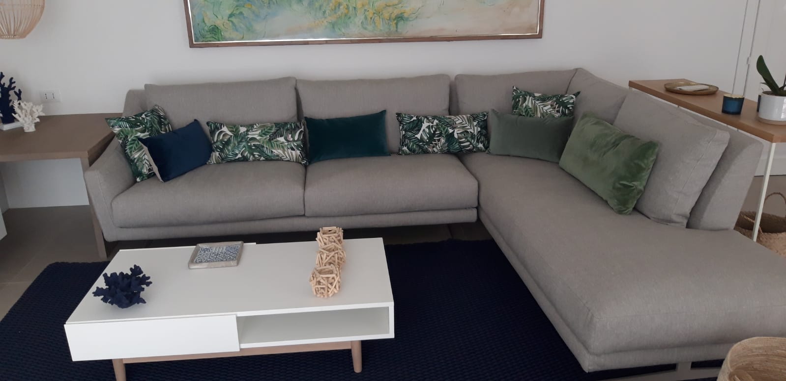 Realizzazioni in resina salotto