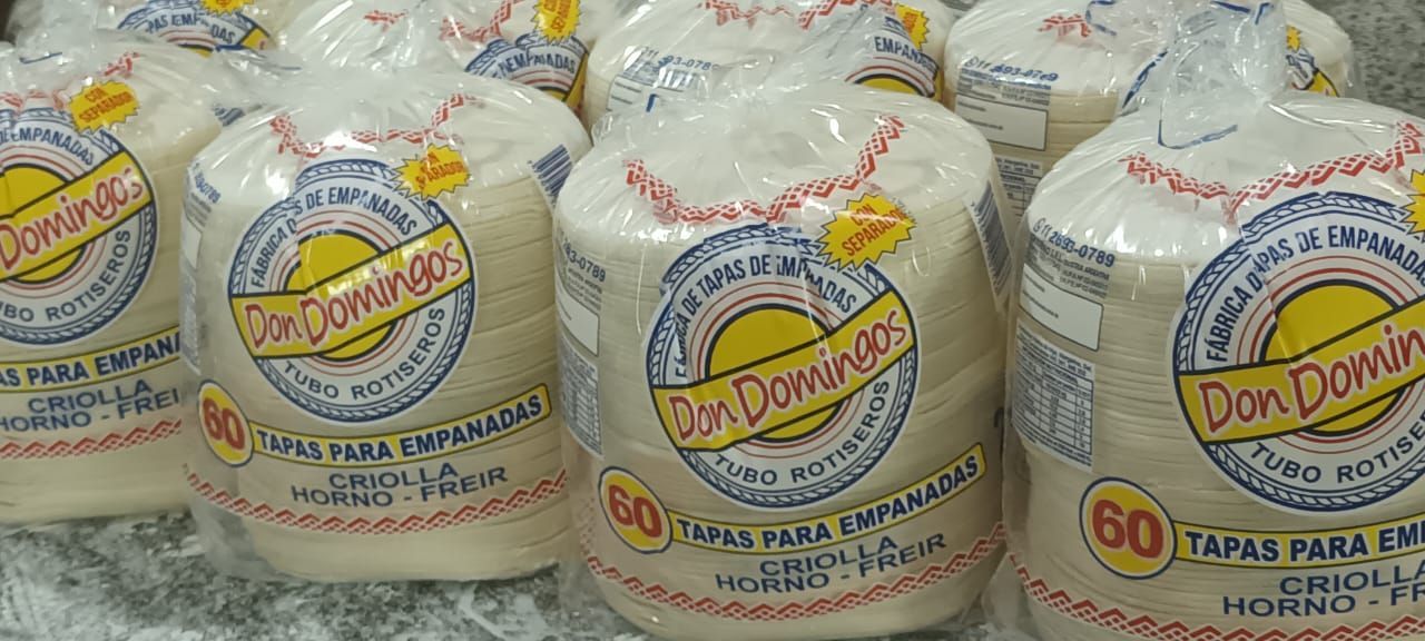 Paquetes de envoltorios de empanadas