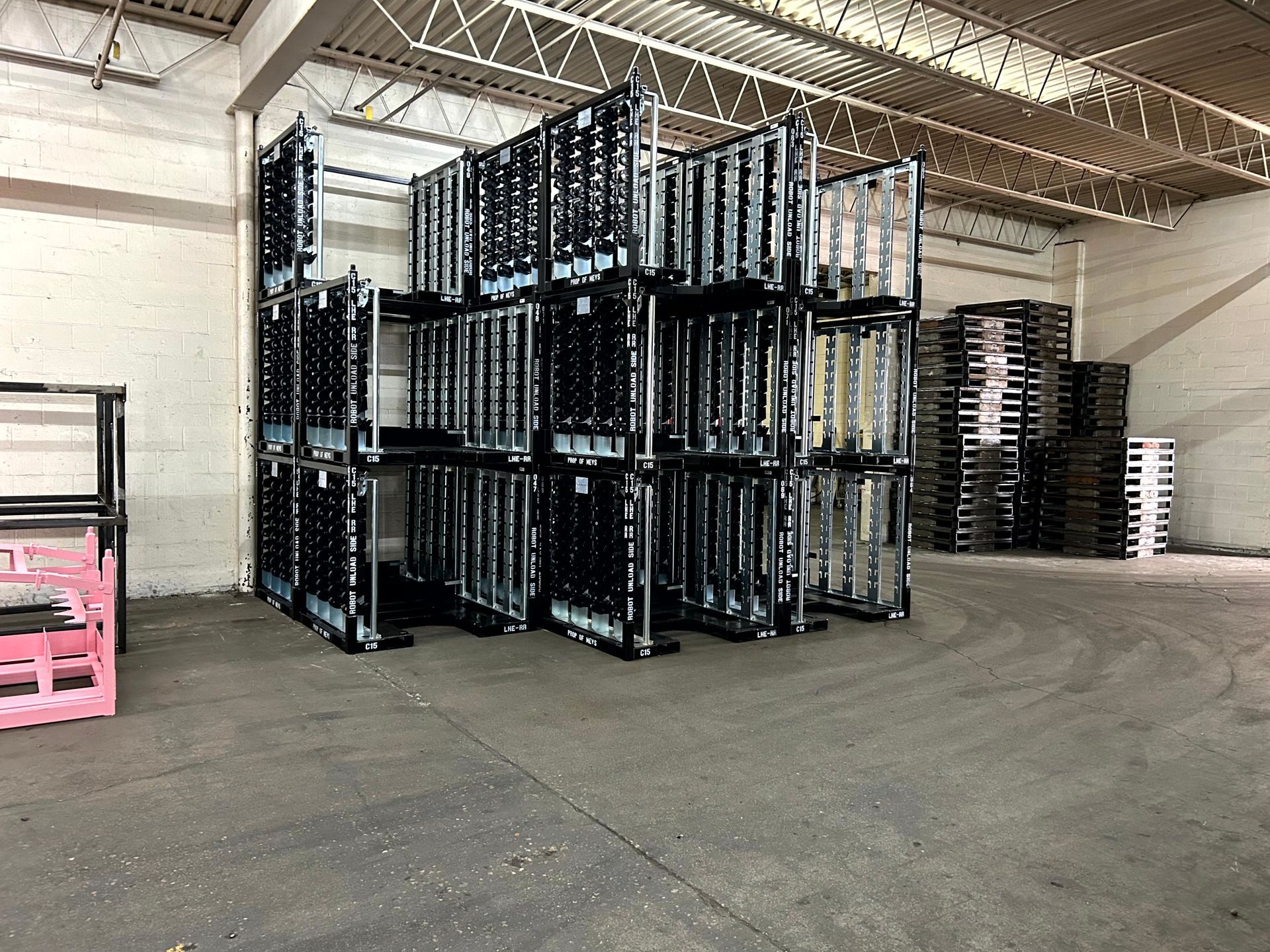 Custom shipping racks