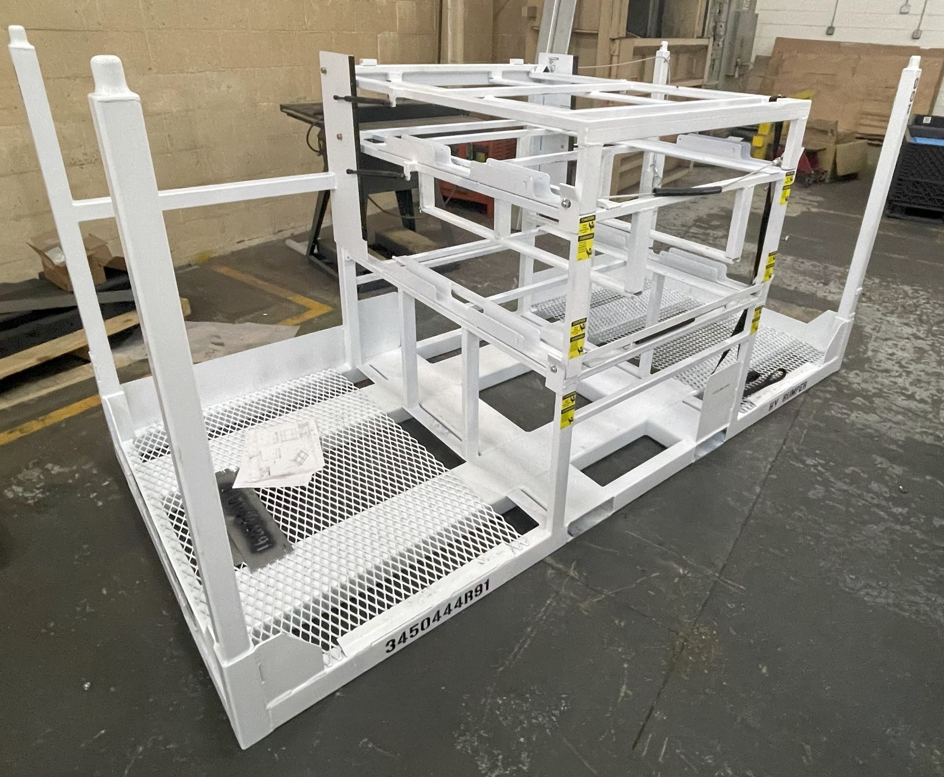 bus floor panel rack