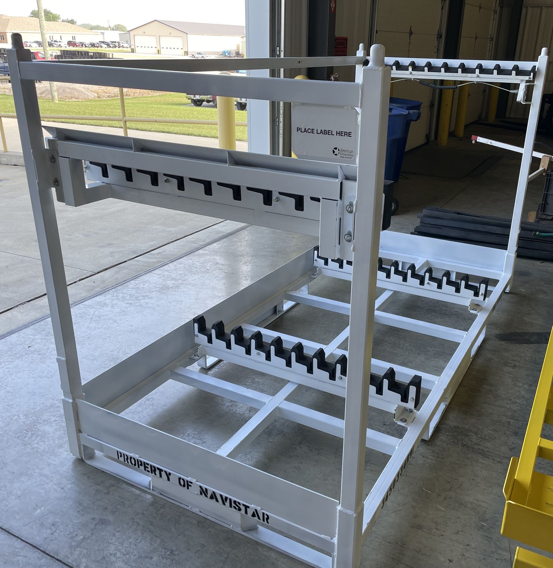 engine shipping rack