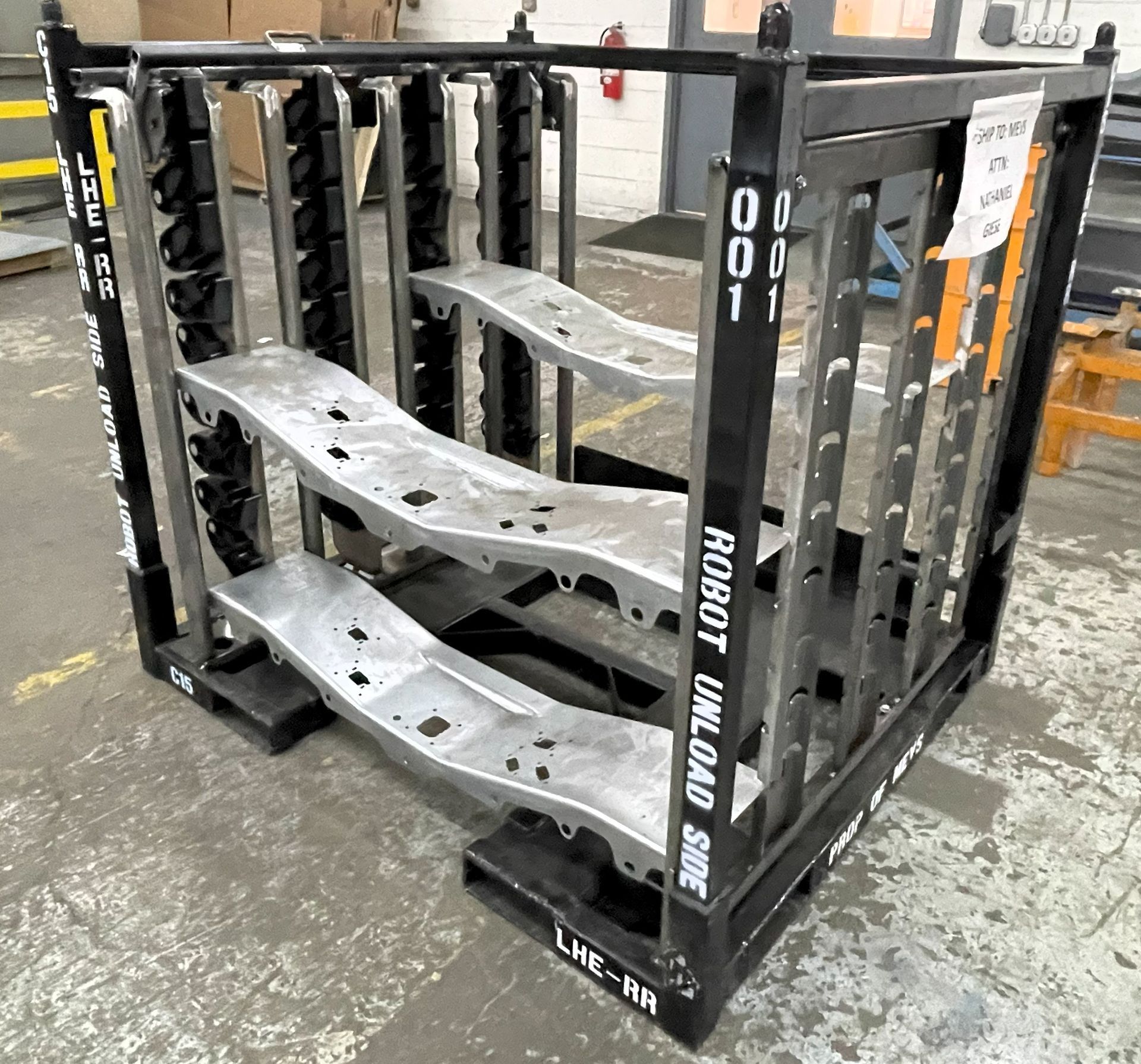 Custom shipping rack