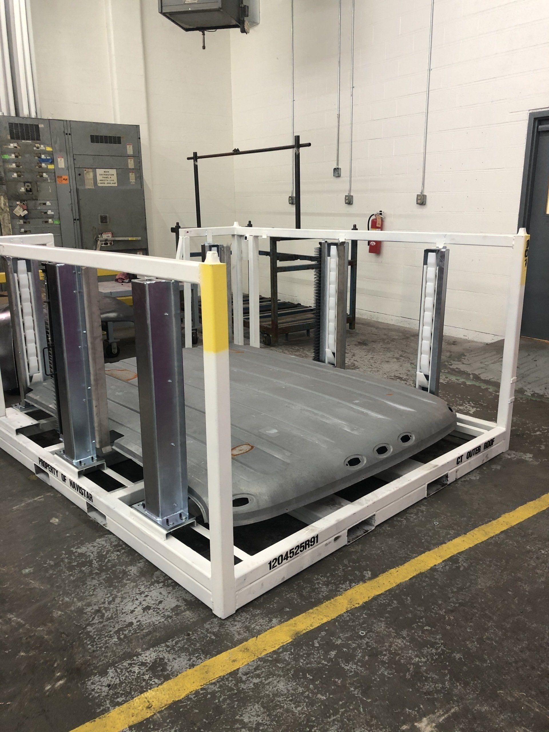 Custom shipping rack