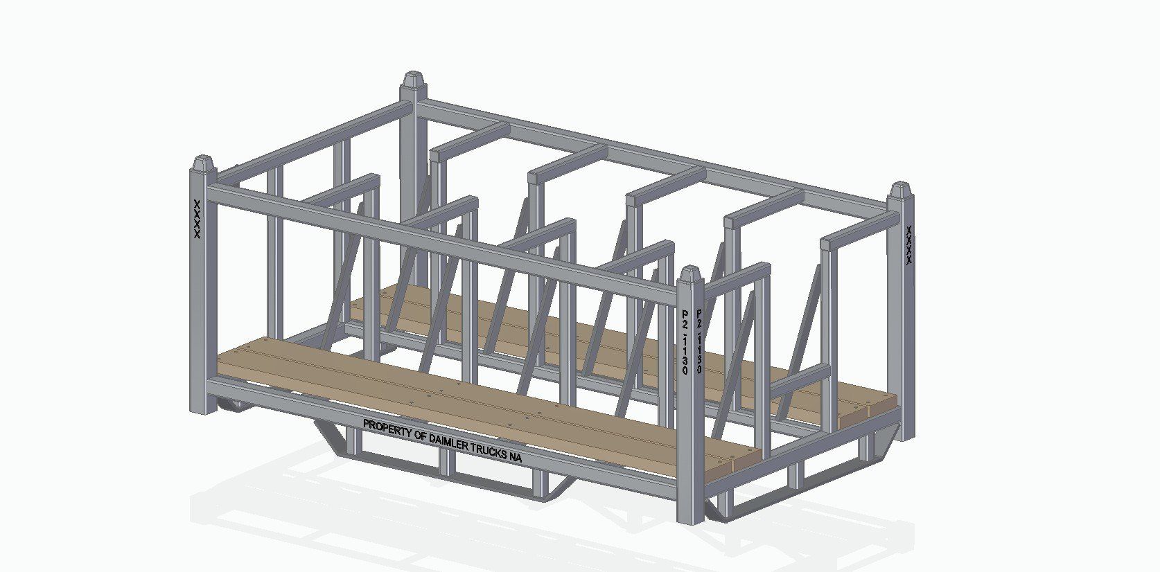 fifth wheel shipping rack