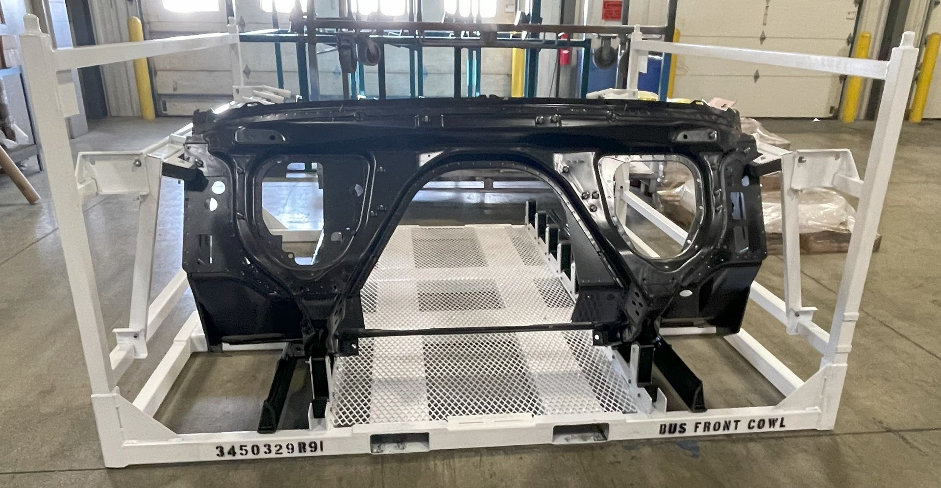 Front extenders shipping rack
