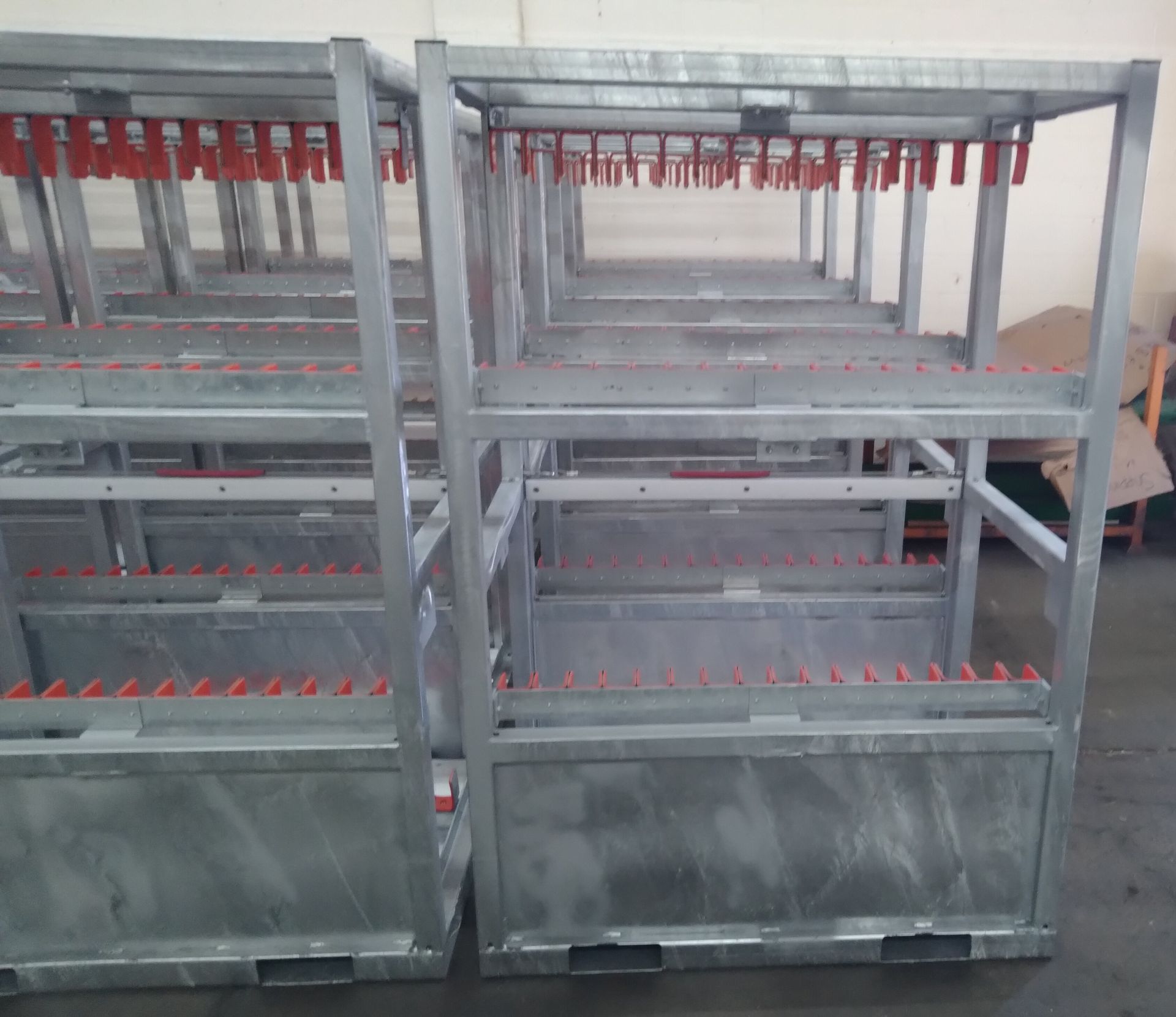 Custom grille shipping rack