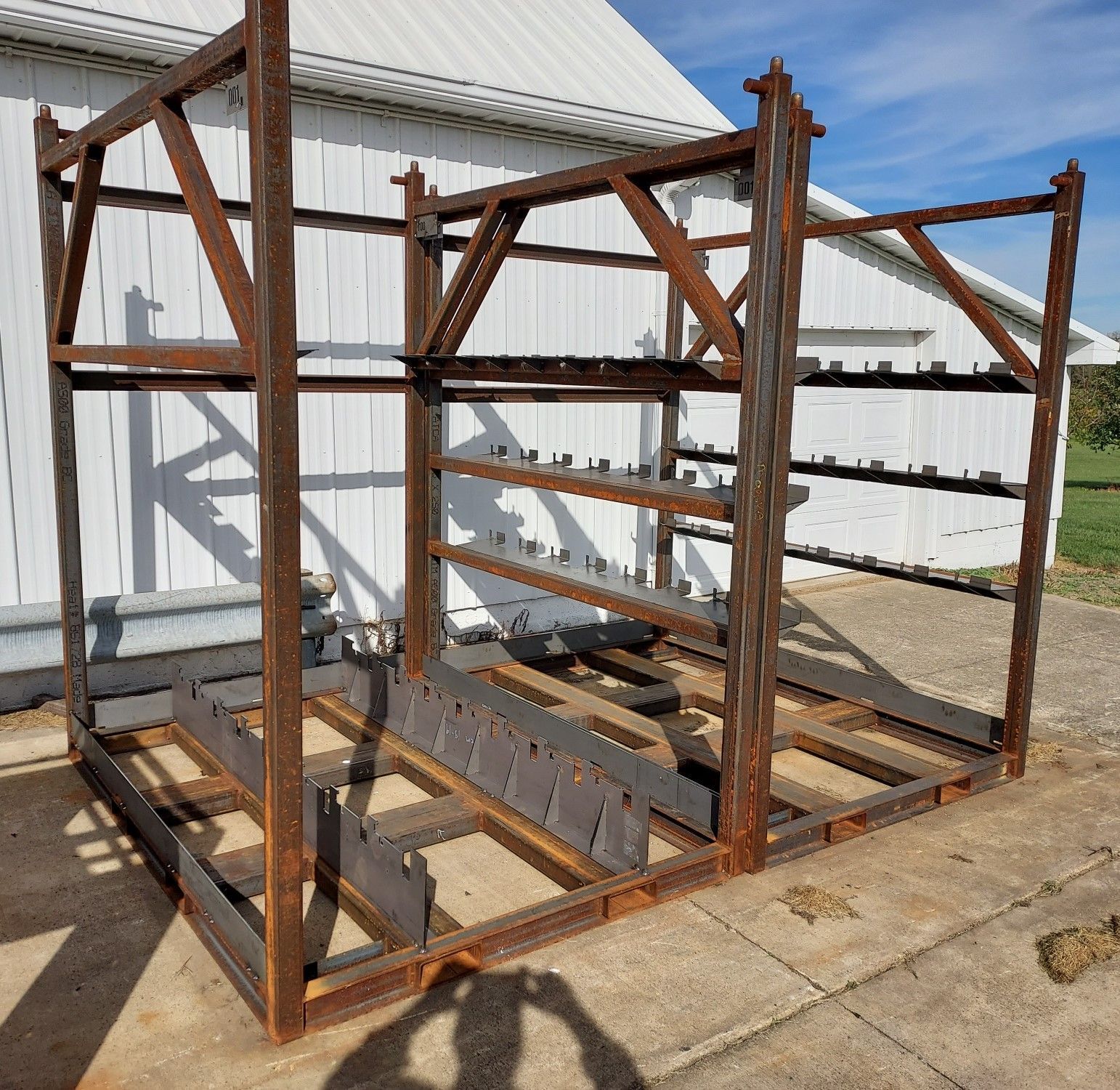 Upper Tray Ecoat Rack, Lower Tray ecoat rack