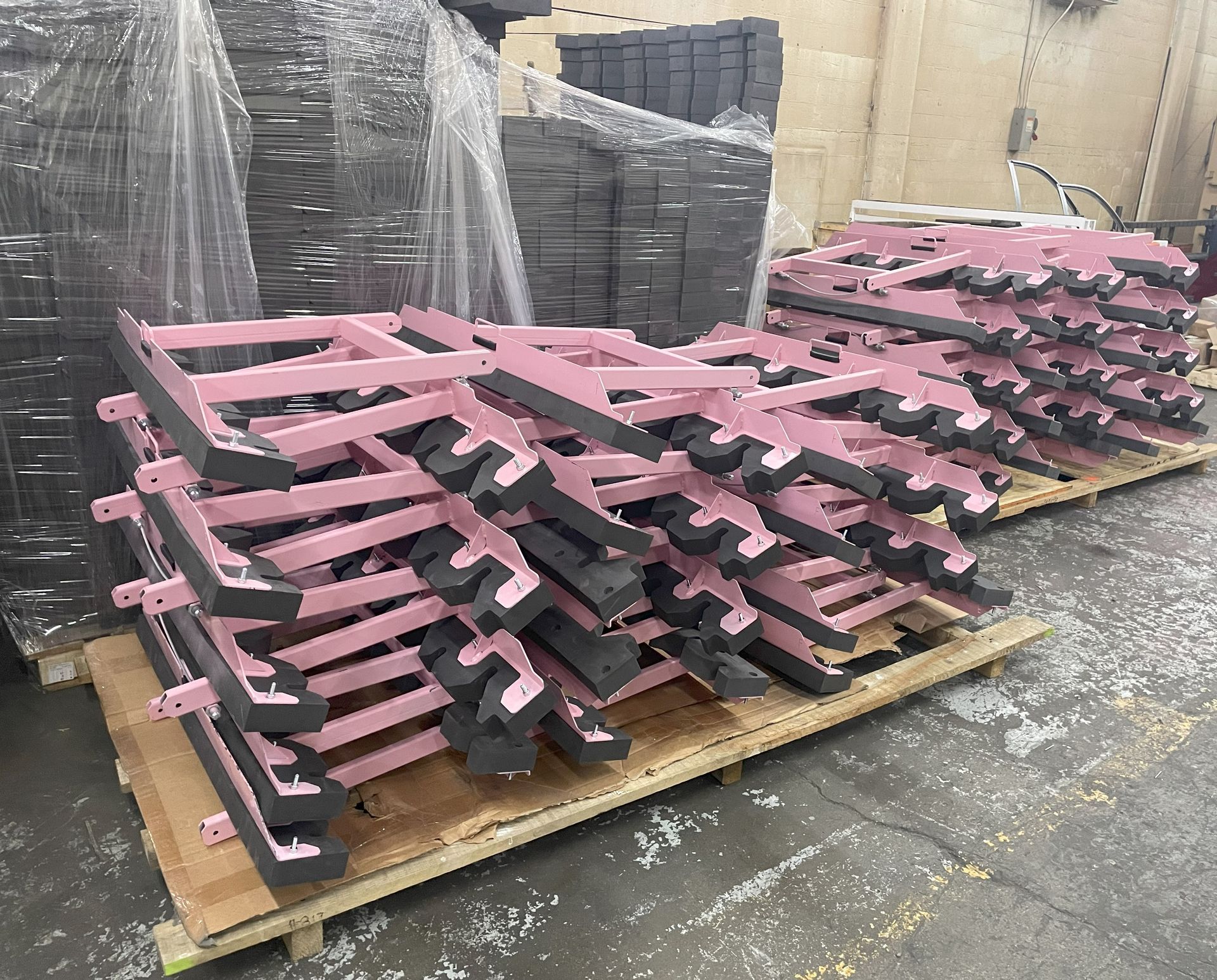 shipping rack with dunnage